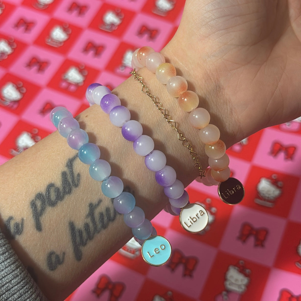 Cotton Candy Leo Bracelet