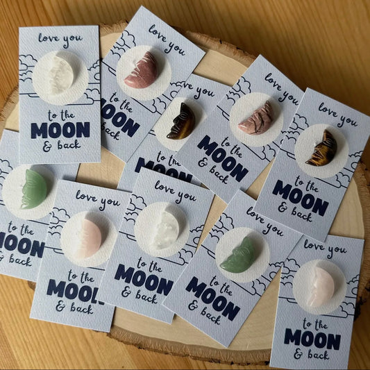 “Love You To The Moon & Back” Crystal Card