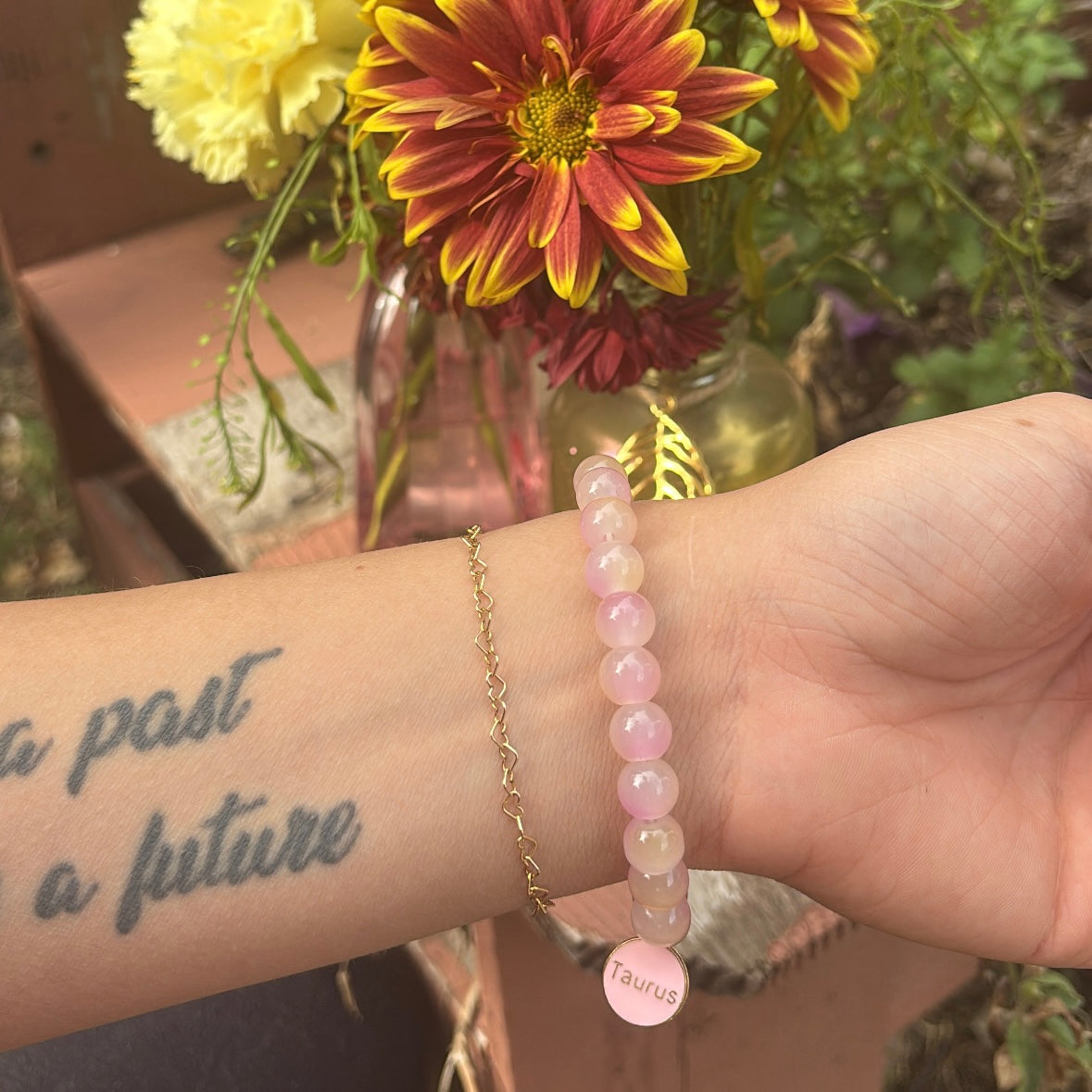 Tropical Pink Taurus Bracelet