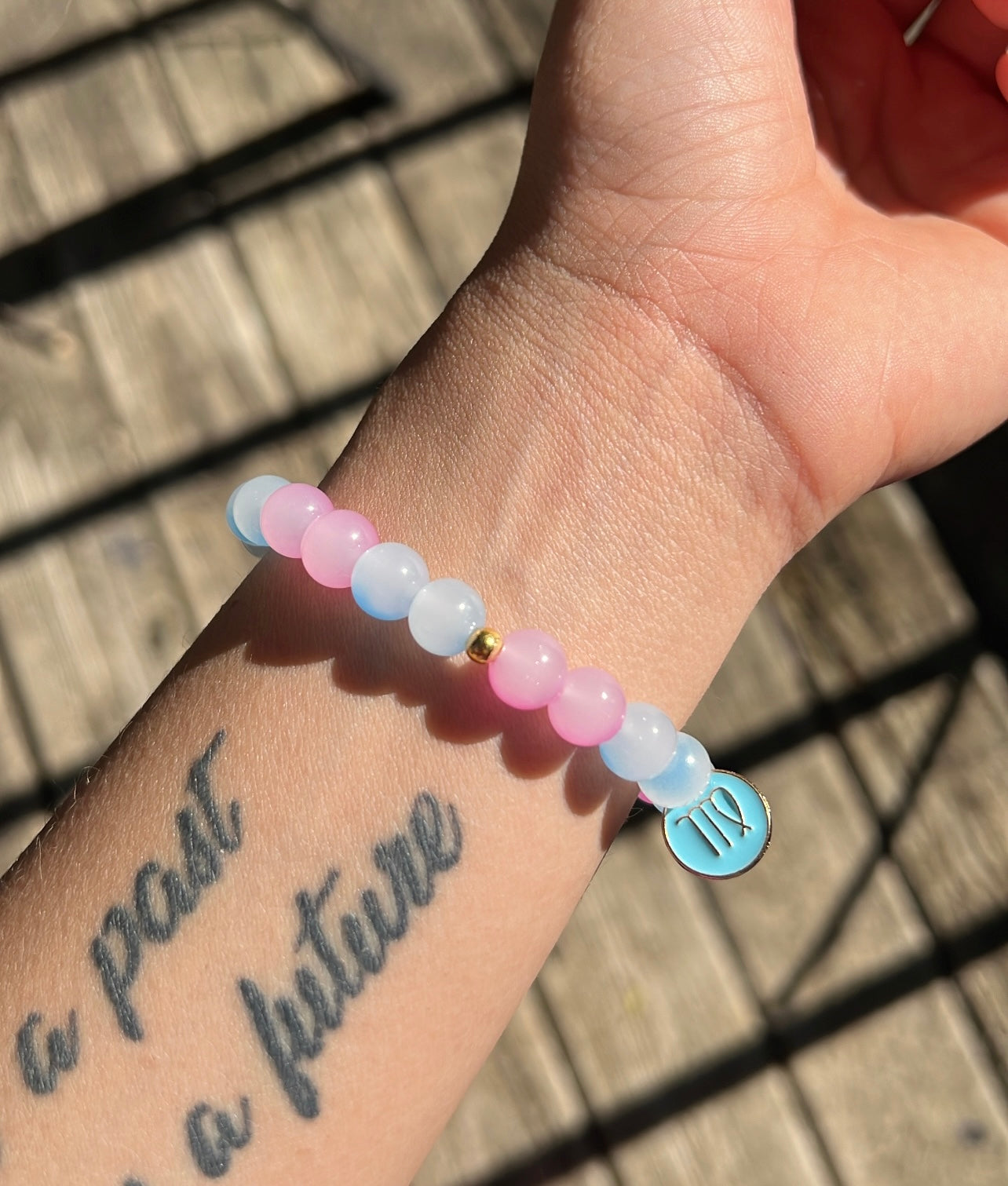 Cotton Candy Virgo Bracelet