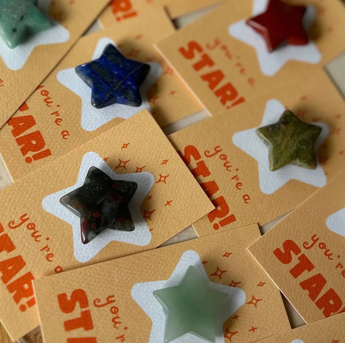 “You’re A Star!” Mini Crystal Cards