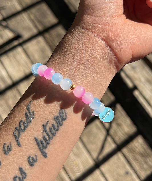 Cotton Candy Virgo Bracelet