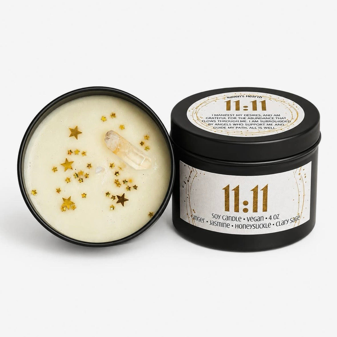 11:11 Candle | Jasmine & Honeysuckle