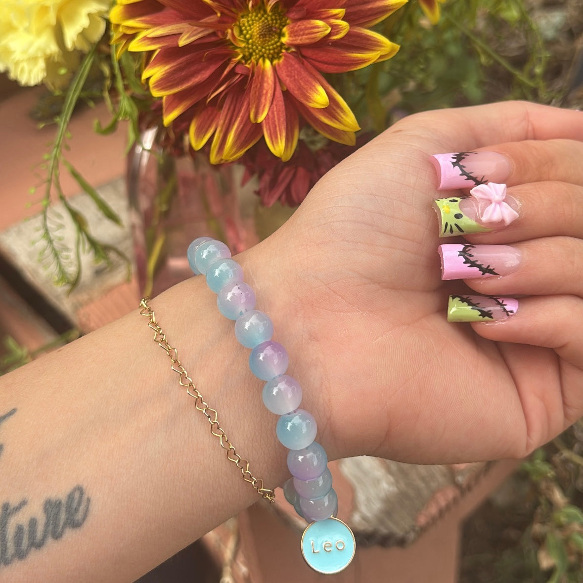 Cotton Candy Leo Bracelet