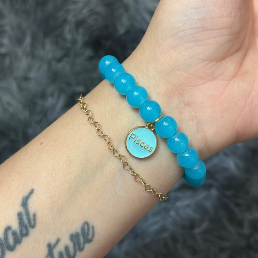True Blue Pisces Bracelet