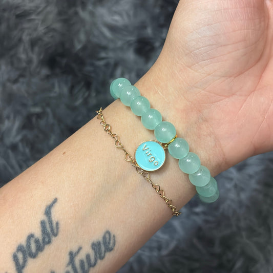Sapphire Gem Virgo Bracelet