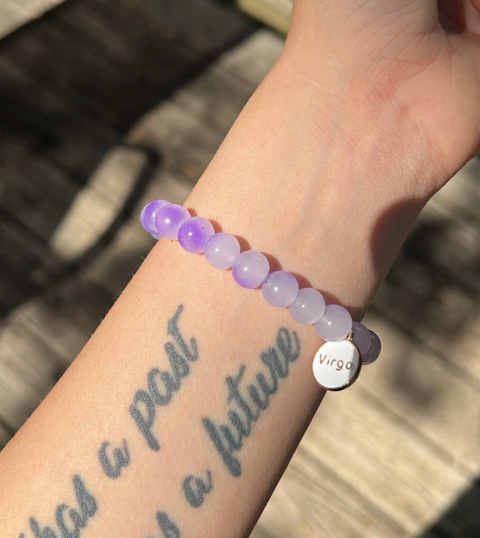 Purple Swirl Virgo Bracelet