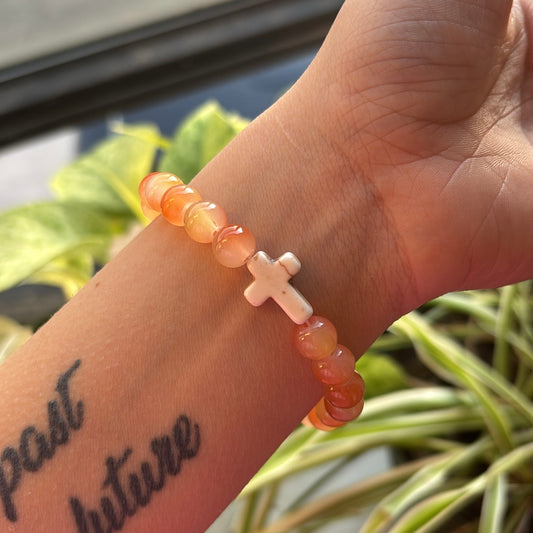 Sunshine Cross Bracelet