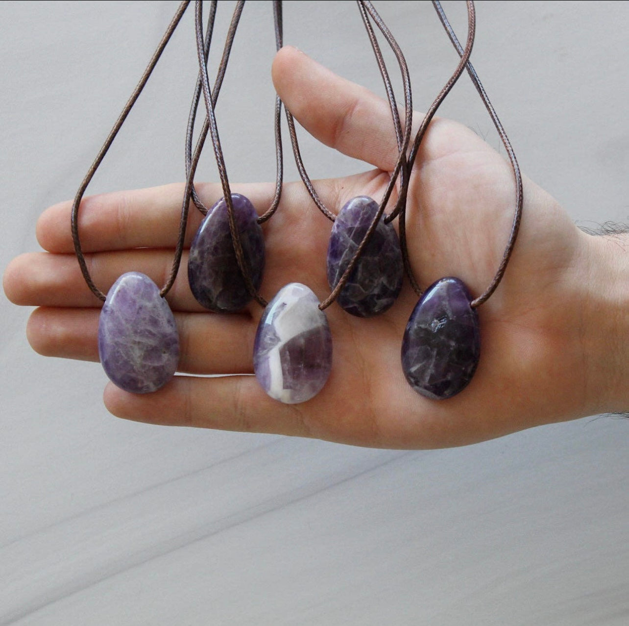 Amethyst Polished Necklace