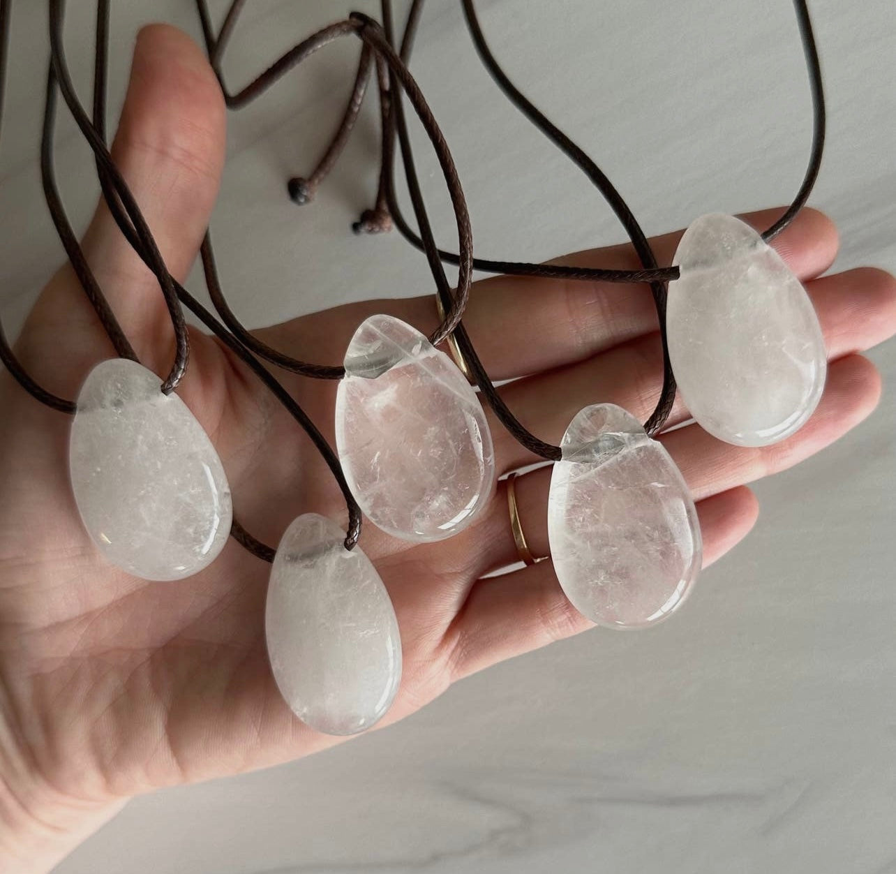 Quartz Polished Necklace