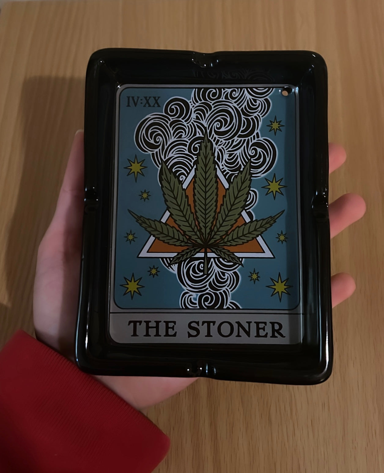 Tarot Card “The Stoner” ashtray / incense burner