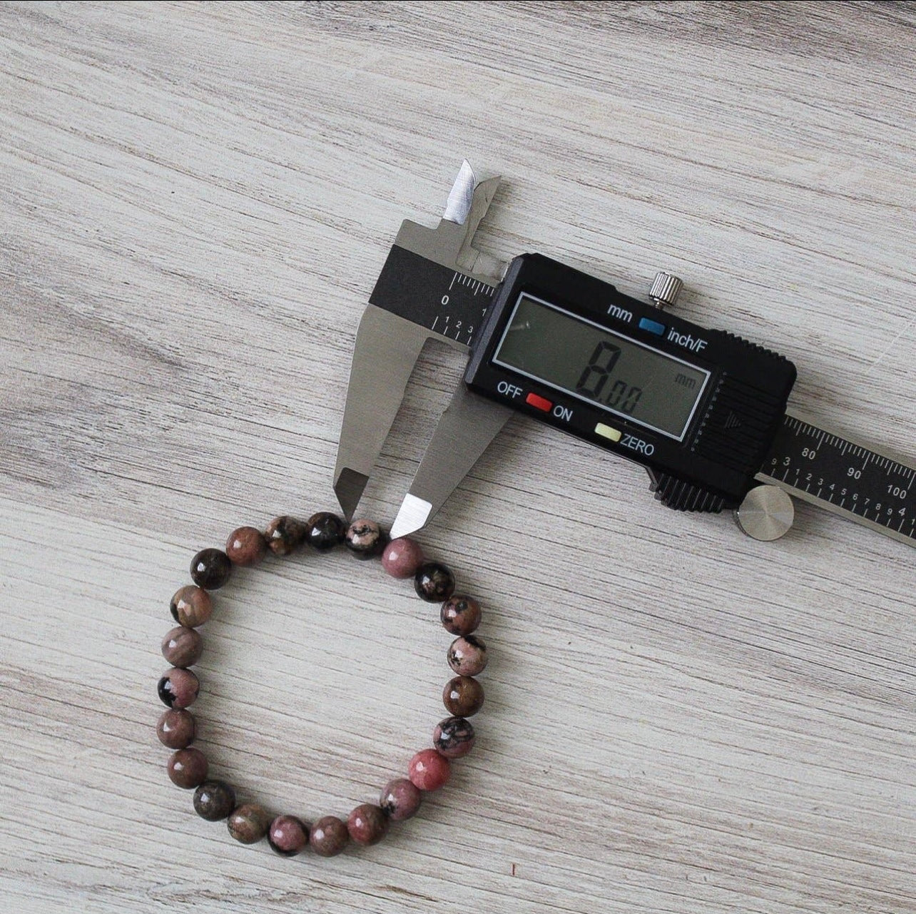 Rhodonite Bracelet 8mm