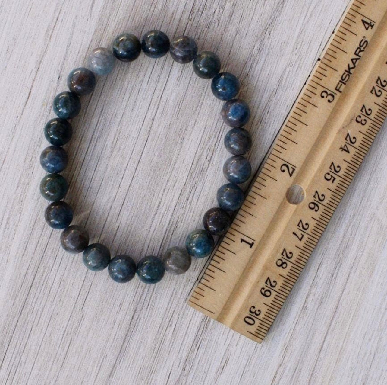 Blue Apatite Bracelet 8mm