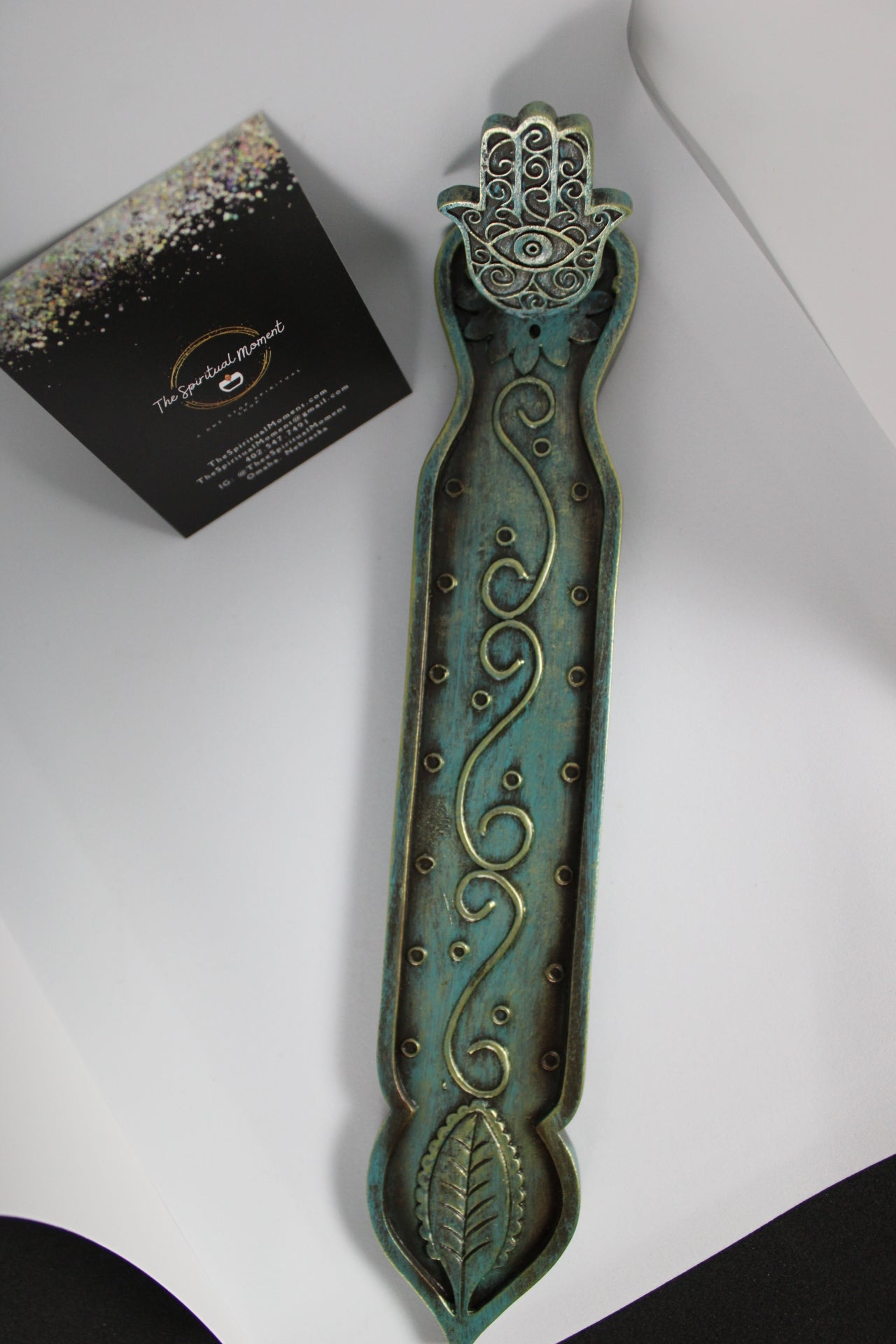 Hamsa Boat Incense Burner