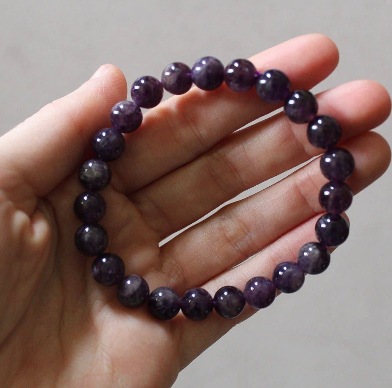 Amethyst Bracelet 8mm