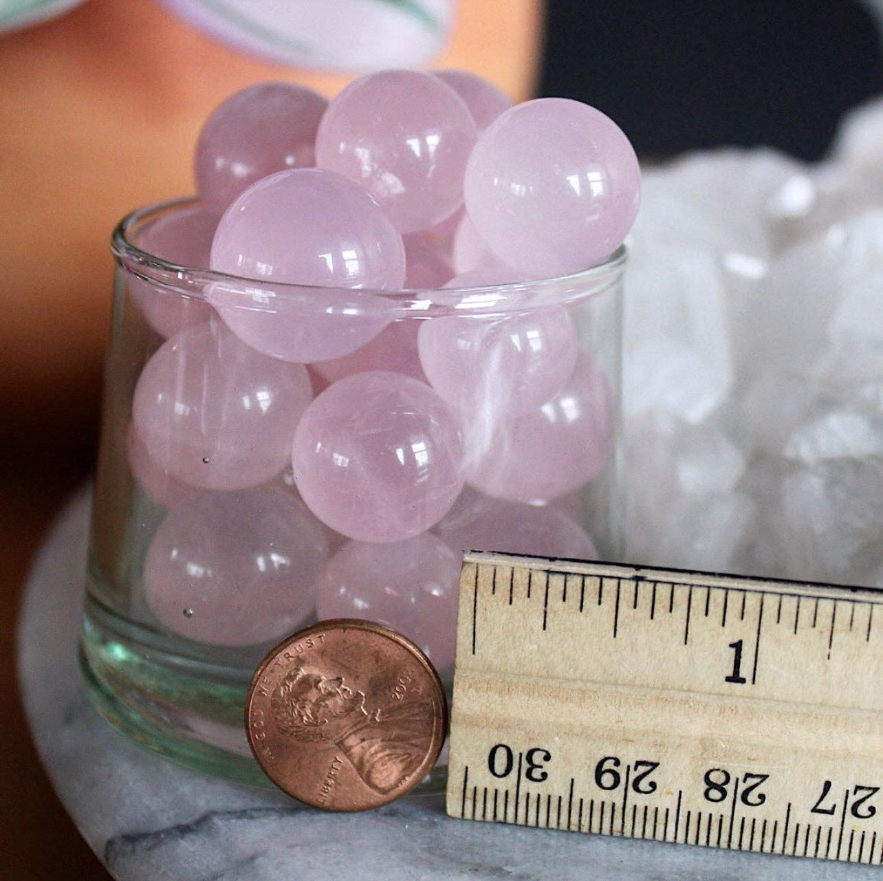 Rose Quartz Spheres