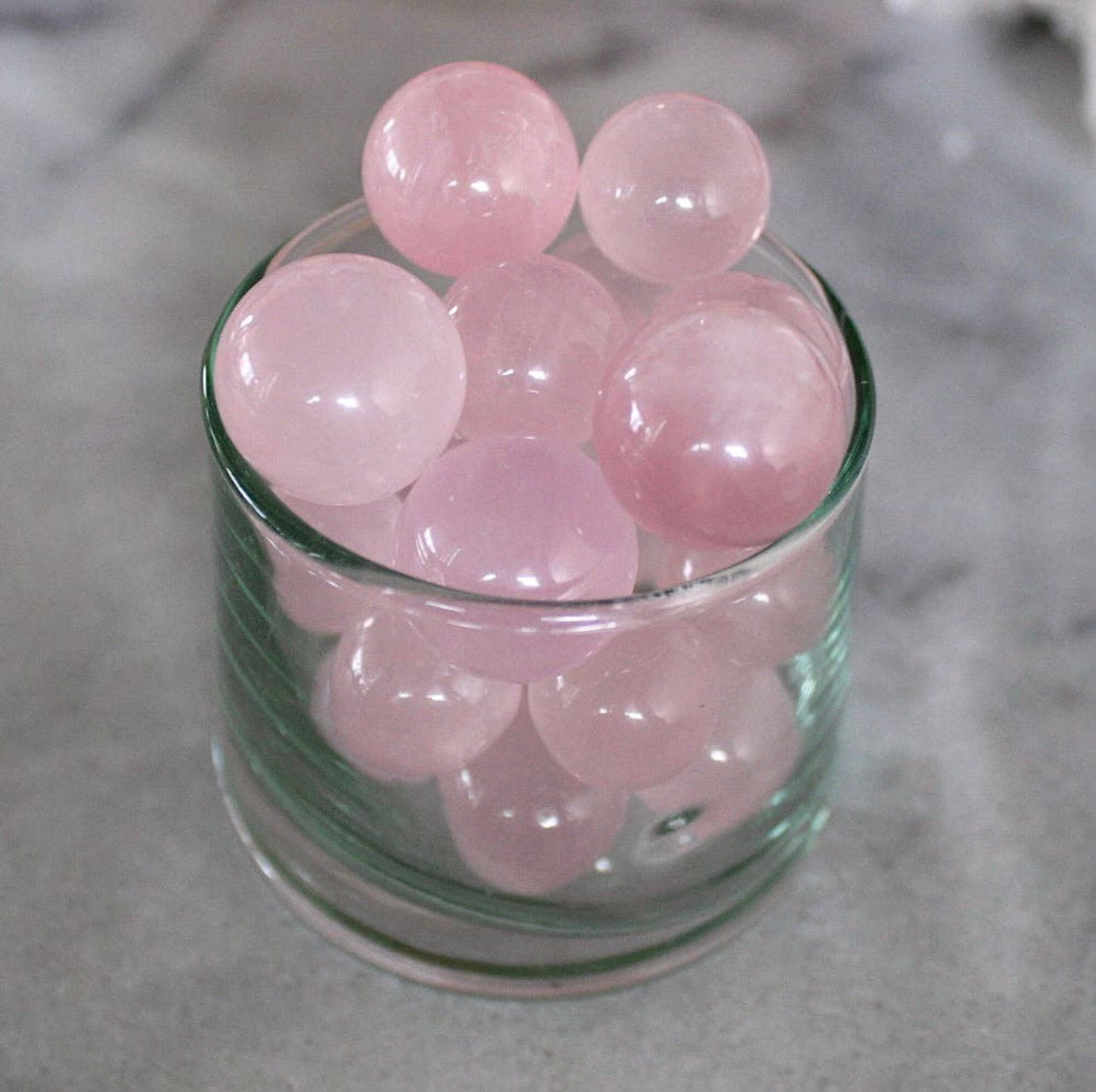 Rose Quartz Spheres