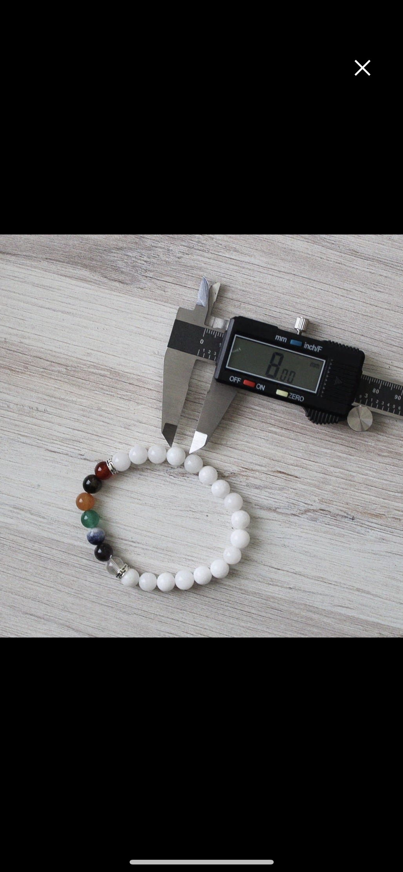 Seven Chakra Bracelet with White Agate