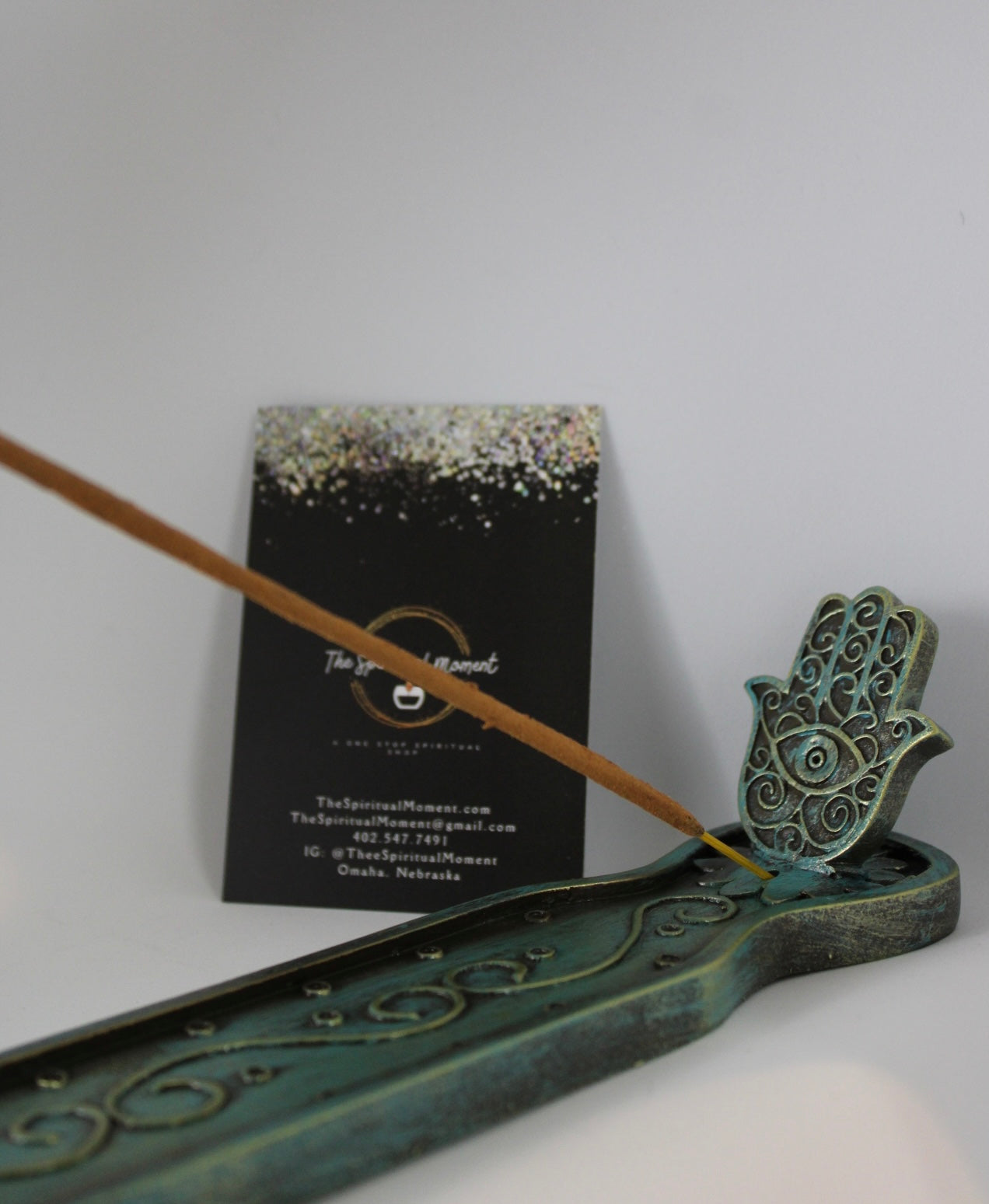 Hamsa Boat Incense Burner