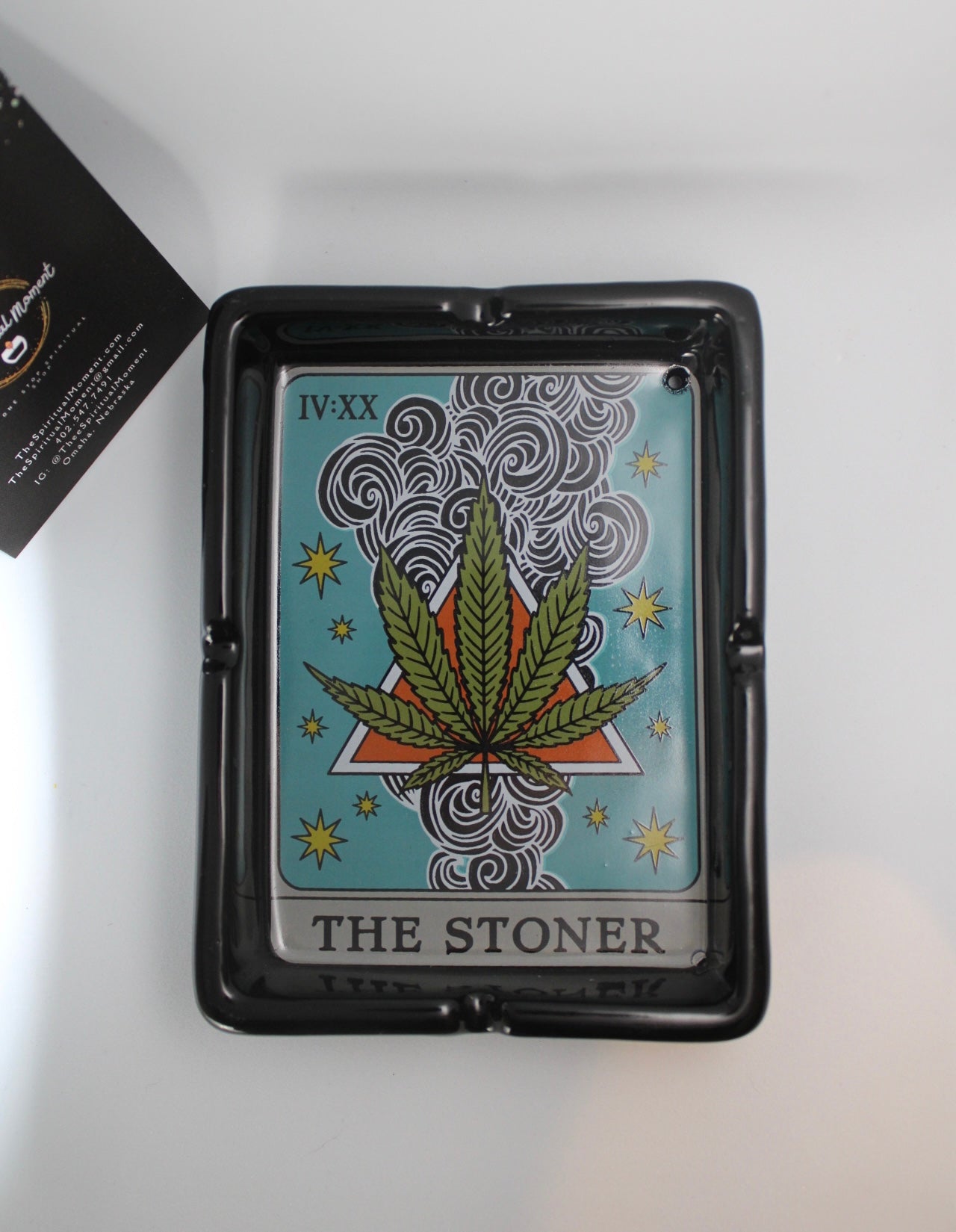 Tarot Card “The Stoner” ashtray / incense burner