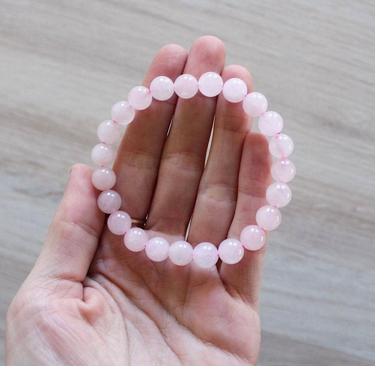 Rose Quartz Bracelet 8mm