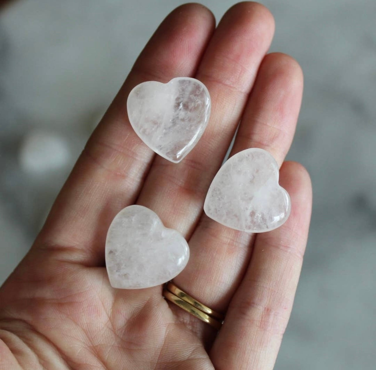 Clear Quartz 20mm Heart