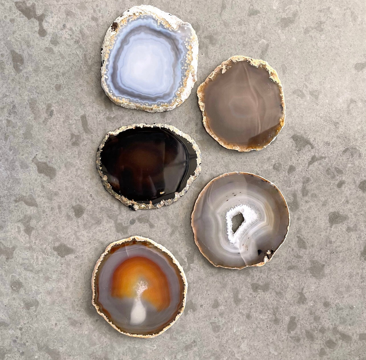 Agate Slices 3’