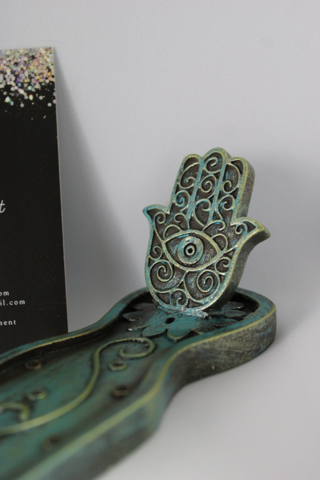 Hamsa Boat Incense Burner