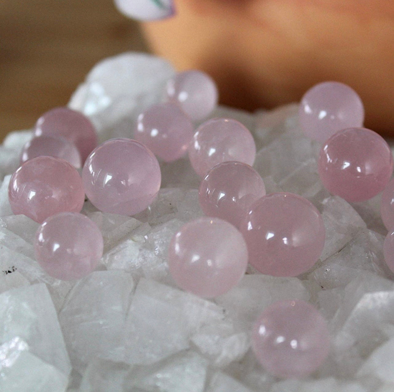 Rose Quartz Spheres